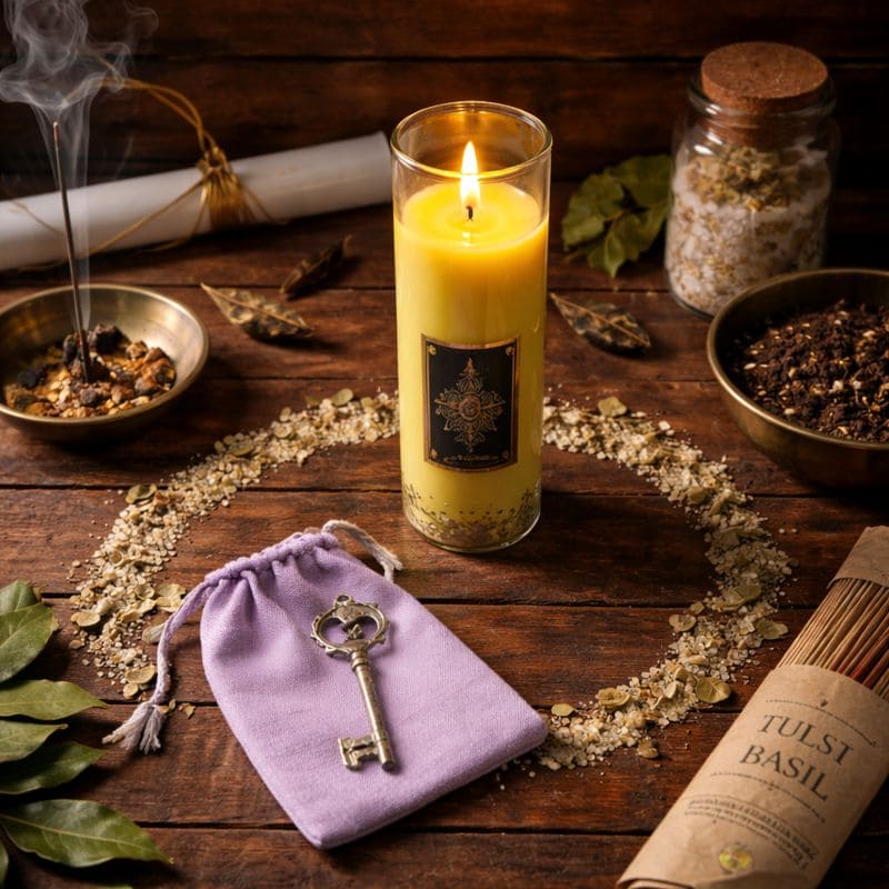 Ritual Abre Caminos: desbloqueo, éxito y oportunidades (con talismán de llave de plata)