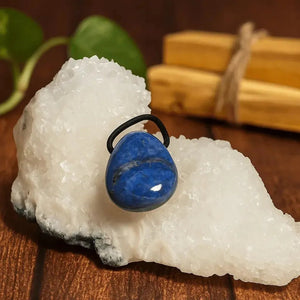 Collar Largo de Lapislázuli en Perita – Mineral de la Sabiduría