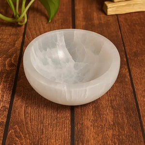 Cuenco Grande de Selenita - Contenedor de limpieza energética