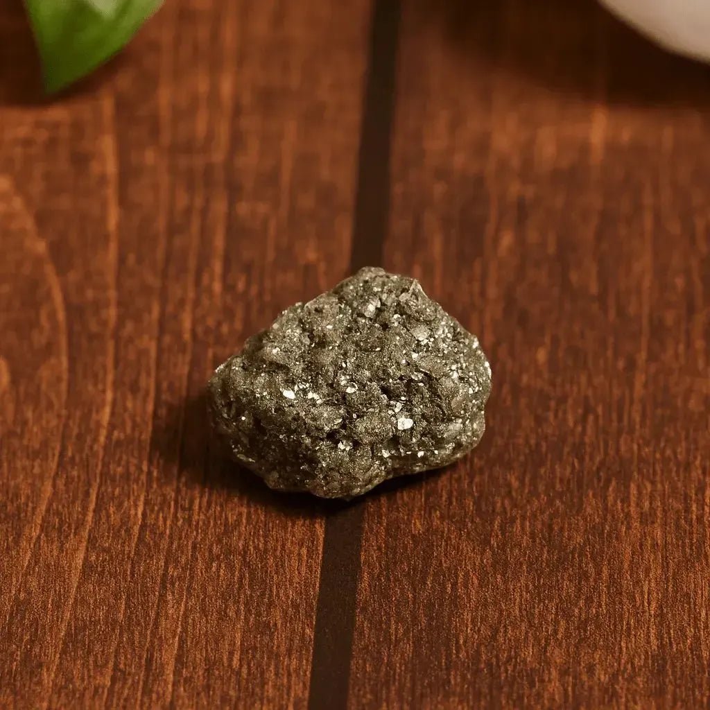 Drusa de Pirita Chispa – Mineral de la Abundancia - Mineral - Brujy Magic