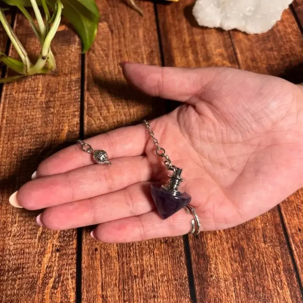 Péndulo de Amatista en Cono Pequeño - Luary Magic