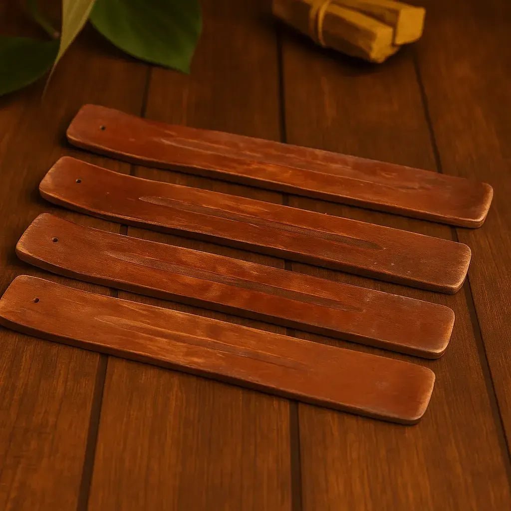 Portaincienso - Bandeja Pequeña de Madera de mango - Cuenco - Brujy Magic