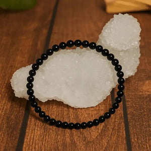 Pulsera de Ónice Negro - Mineral de Protección fuerte