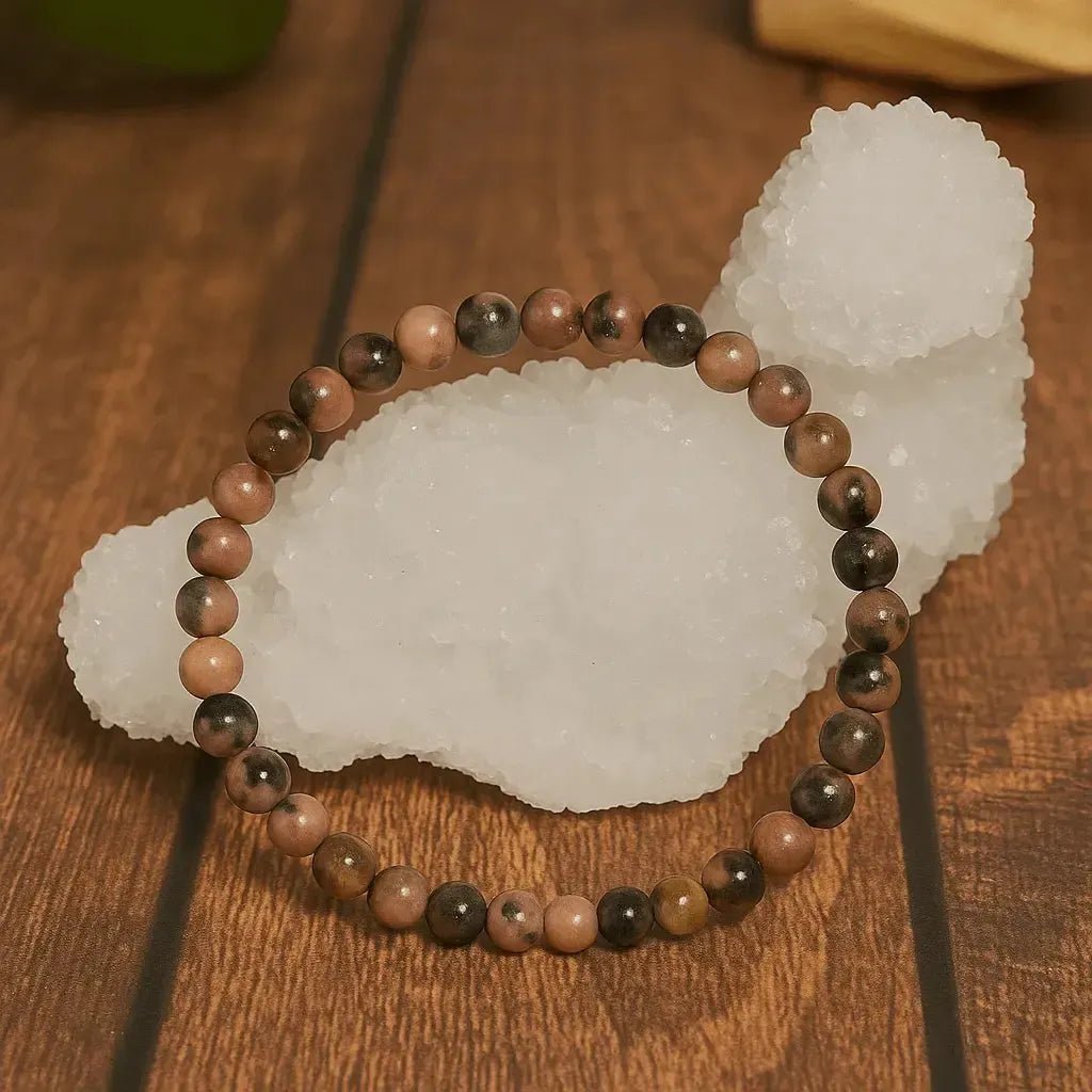 Pulsera de Rodonita - Mineral del Perdón - Luary Magic