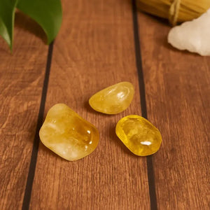 Rodado de Citrino - Piedra de la alegría