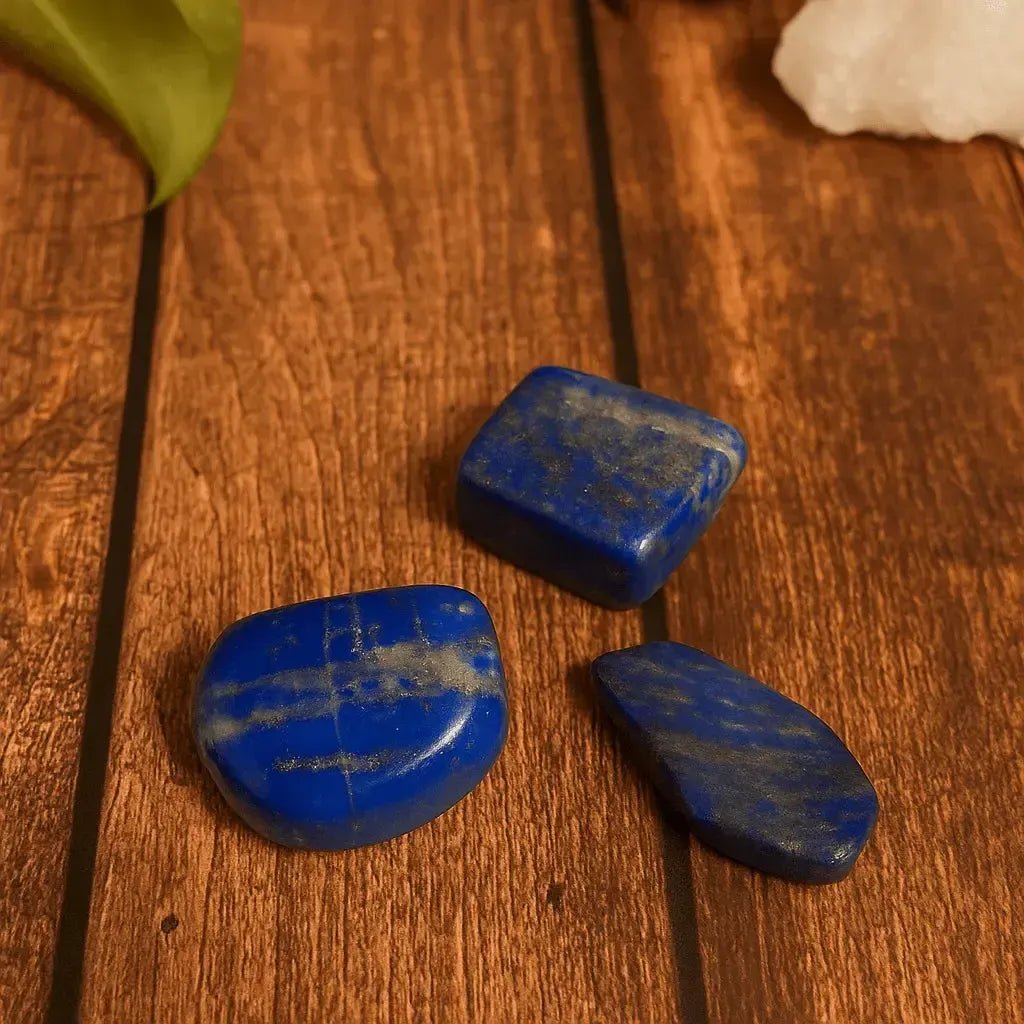 Rodado de Lapislázuli - Mineral de la Sabiduría - Brujy Magic