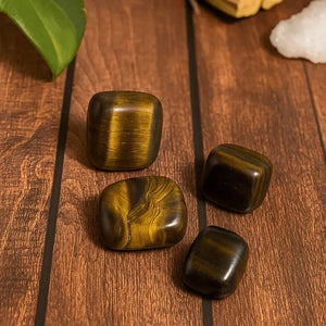 Rodado de Ojo de Tigre - Mineral de Protección Agresiva