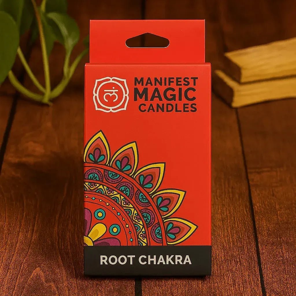 Vela pequeña de Ritual - Rojo Chakra Raiz (pack de 12) - Brujy Magic