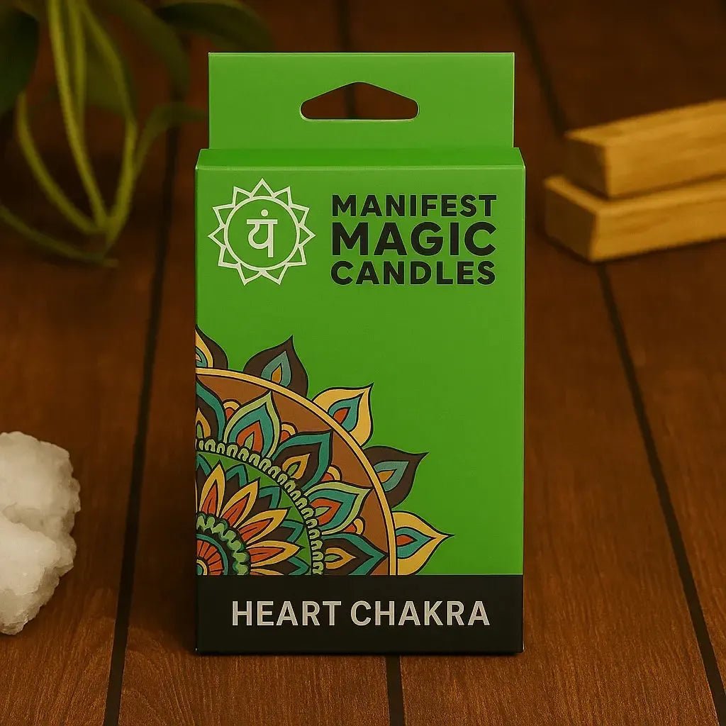 Vela pequeña de Ritual - Verde Chakra Corazón (pack de 12) - Brujy Magic